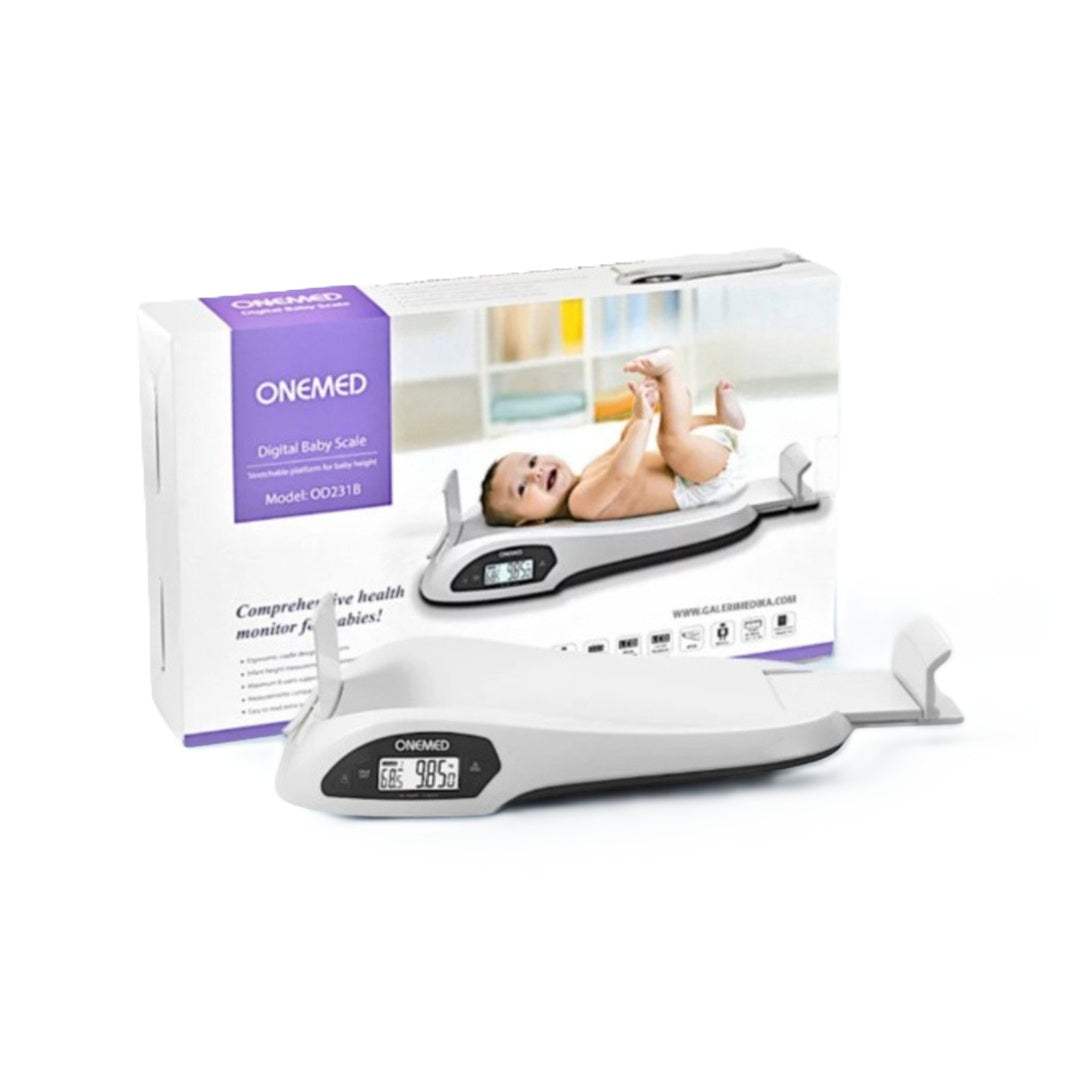 Báscula Digital Para Bebés ONEMED OD231B Con Tallímetro Integrado