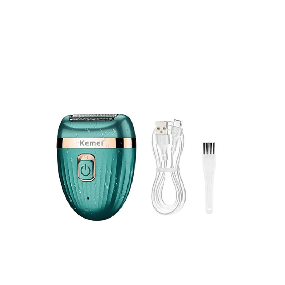 Depiladora Rasuradora Femenina Eléctrica Kemei KM-393 Recargable IPX5