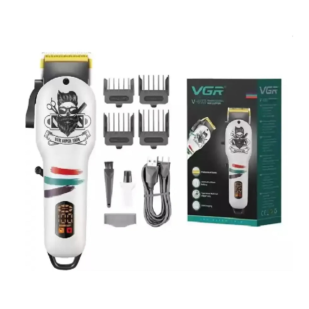 Máquina De Cortar Cabello VGR V-691 Patillera Profesional Inalámbrica