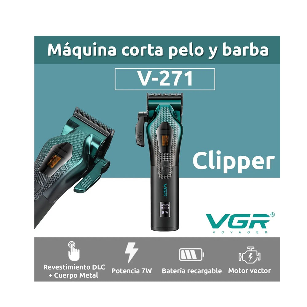 Máquina De Cortar Cabello VGR V-271 Profesional Ajustable 11000 RPM