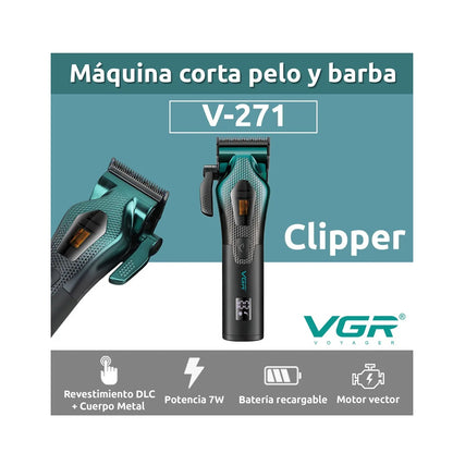 Máquina De Cortar Cabello VGR V-271 Profesional Ajustable 11000 RPM