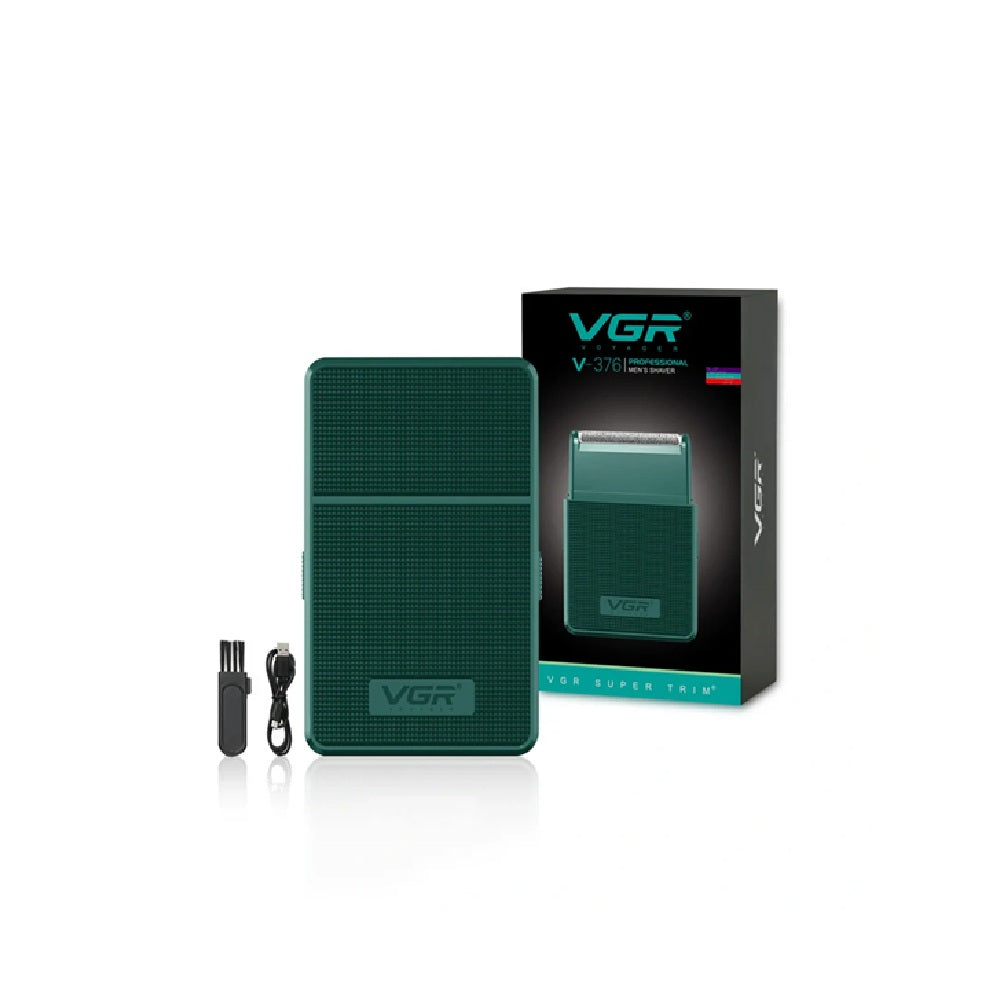 Rasuradora Shaver VGR Eléctrica Recargable Tipo C Con Patillera