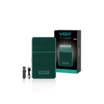 Rasuradora Shaver VGR Eléctrica Recargable Tipo C Con Patillera