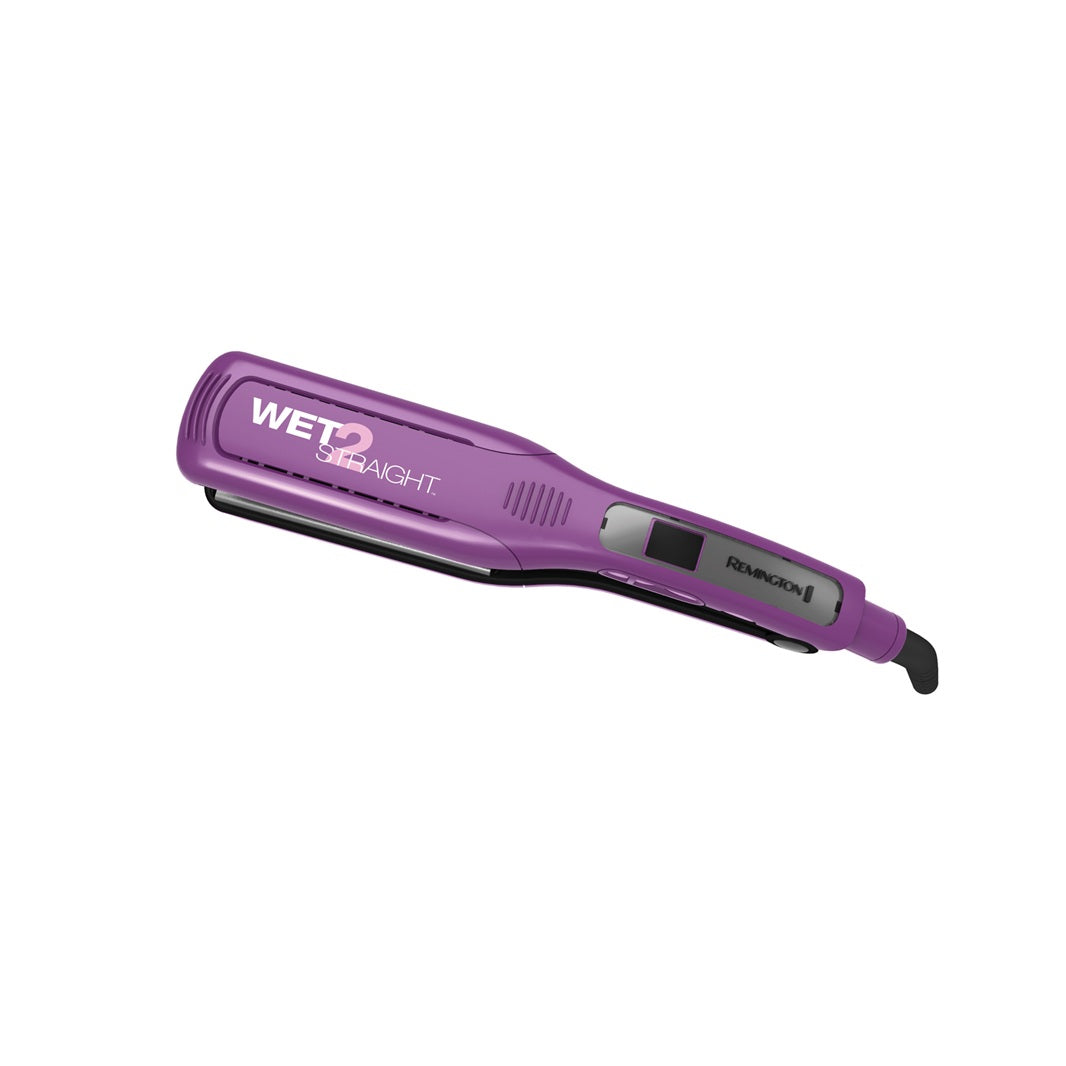 Plancha De Cabello Remington Wet2Straight Morada Seca Y Alisa S7300