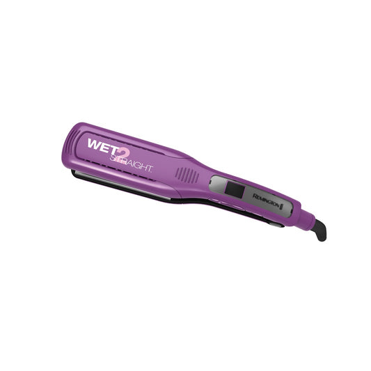 Plancha De Cabello Remington Wet2Straight Morada Seca Y Alisa S7300