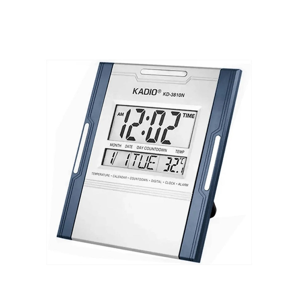 Reloj Digital Kadio KD-3810N Pantalla LCD Alarma Y Cuenta Regresiva