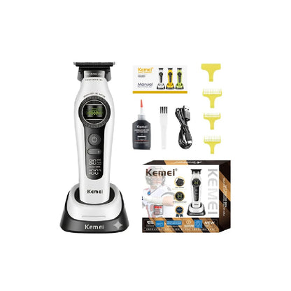 Máquina De Cortar Cabello Kemei Profesional Motor Brushless 8000 RPM