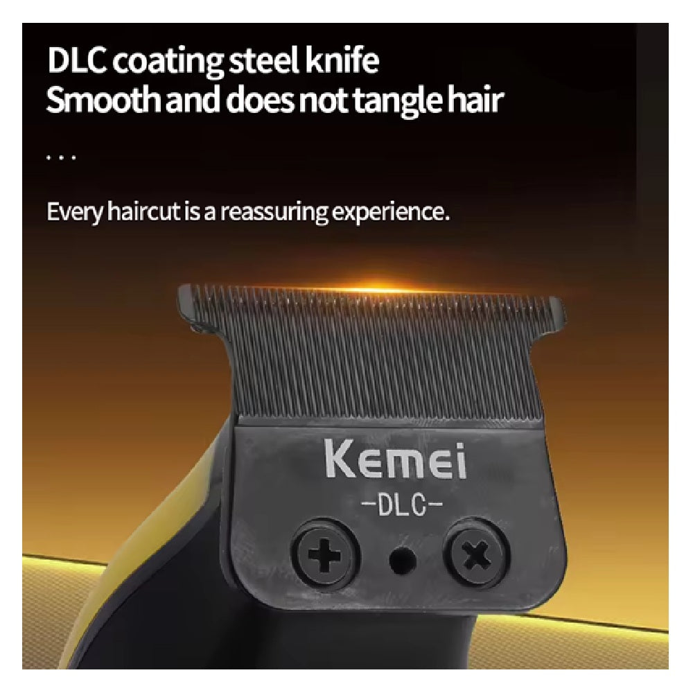 Máquina De Cortar Cabello Kemei Profesional Motor Brushless 8000 RPM