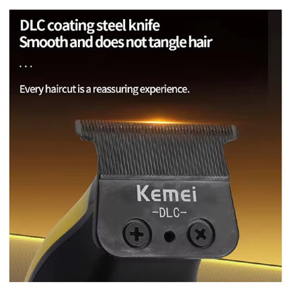 Máquina De Cortar Cabello Kemei Profesional Motor Brushless 8000 RPM