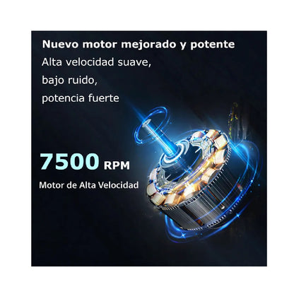 Patillera Profesional Kemei KM-90-5 Cuchilla DLC 7500 RPM Base De Carga