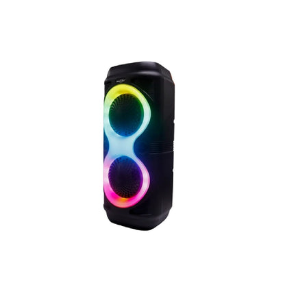 Parlante Bluetooth Inalámbrico Doble De 4 Pulgadas Karaoke Con Micrófono