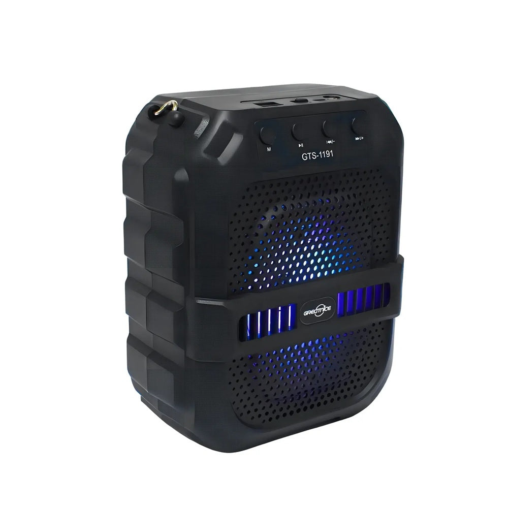 Parlante Bluetooth Portátil Greatnice GTS-1191 De 6.5 Pulgadas Con Correa Recargable