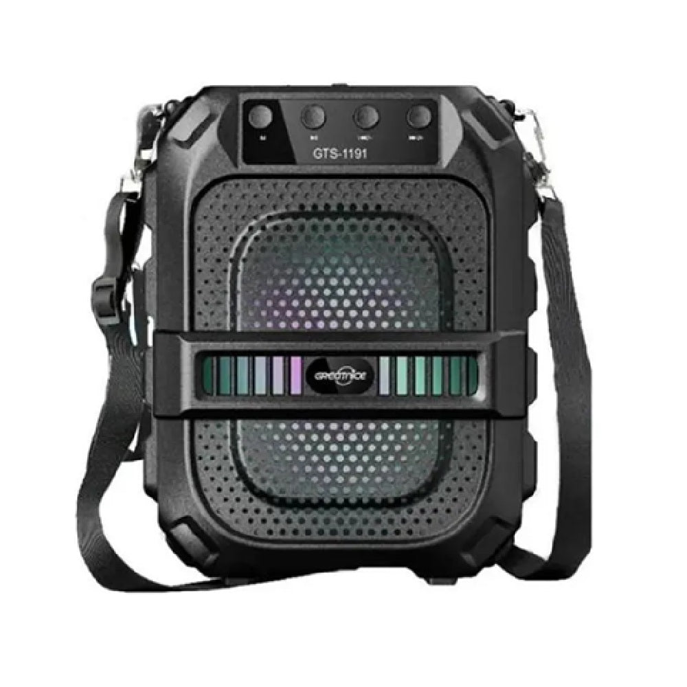 Parlante Bluetooth Portátil Greatnice GTS-1191 De 6.5 Pulgadas Con Correa Recargable