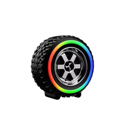 Parlante Bluetooth Portátil En Forma De Llanta Con Luces LED RGB