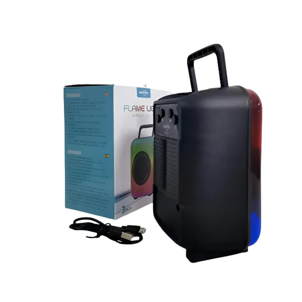 Parlante Portátil Bluetooth Greatnice GTS-1867 Con Luces RGB Flame Light