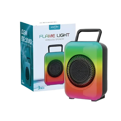 Parlante Portátil Bluetooth Greatnice GTS-1867 Con Luces RGB Flame Light