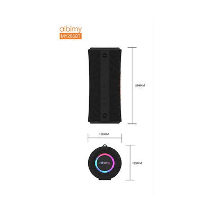 Parlante Portátil Bluetooth Aibimy MY-285 Con Correa