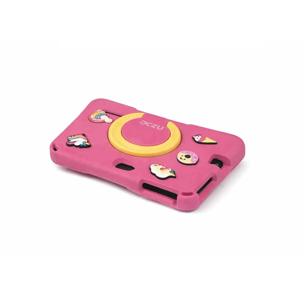 Tablet Infantil Android OCZU OTB-241 Con Funda EVA Antigolpes Y Manija Soporte
