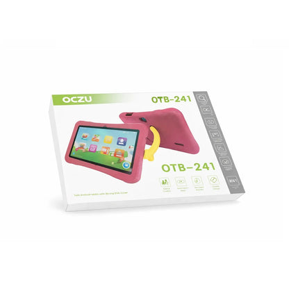 Tablet Infantil Android OCZU OTB-241 Con Funda EVA Antigolpes Y Manija Soporte