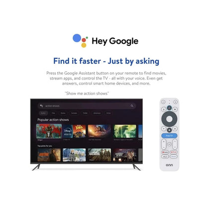 Dispositivo De Streaming Original Onn 4K Ultra HD con Google TV