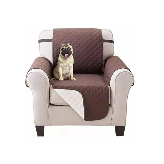 Protector De Sofa Doble Faz Cubre Sofá Para 1 Puesto x 1 Und