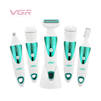Afeitadora Depiladora 5 En 1 Para Mujer VGR 720