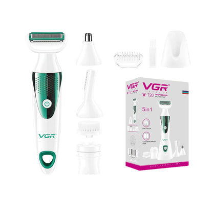 Afeitadora Depiladora 5 En 1 Para Mujer VGR 720