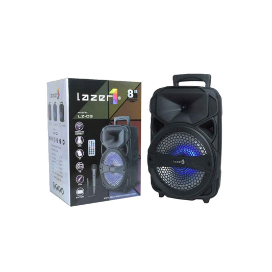 Parlante Con Luces LED Bluetooth Con Microfono