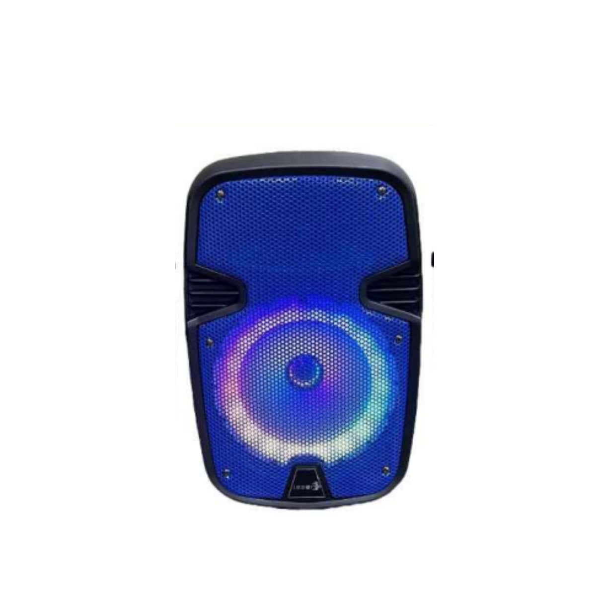 Parlante Portátil Recargable Con Luces LED 8 pulgadas