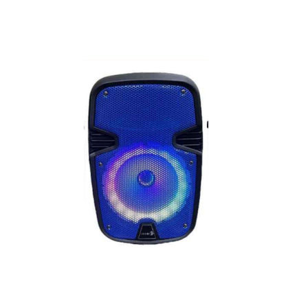 Parlante Portátil Recargable Con Luces LED 8 pulgadas