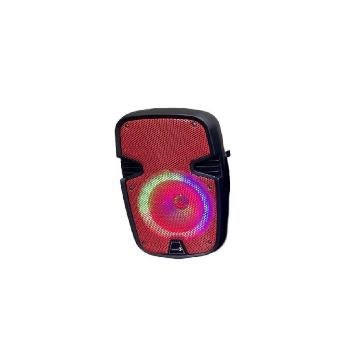 Parlante Portátil Recargable Con Luces LED 8 pulgadas