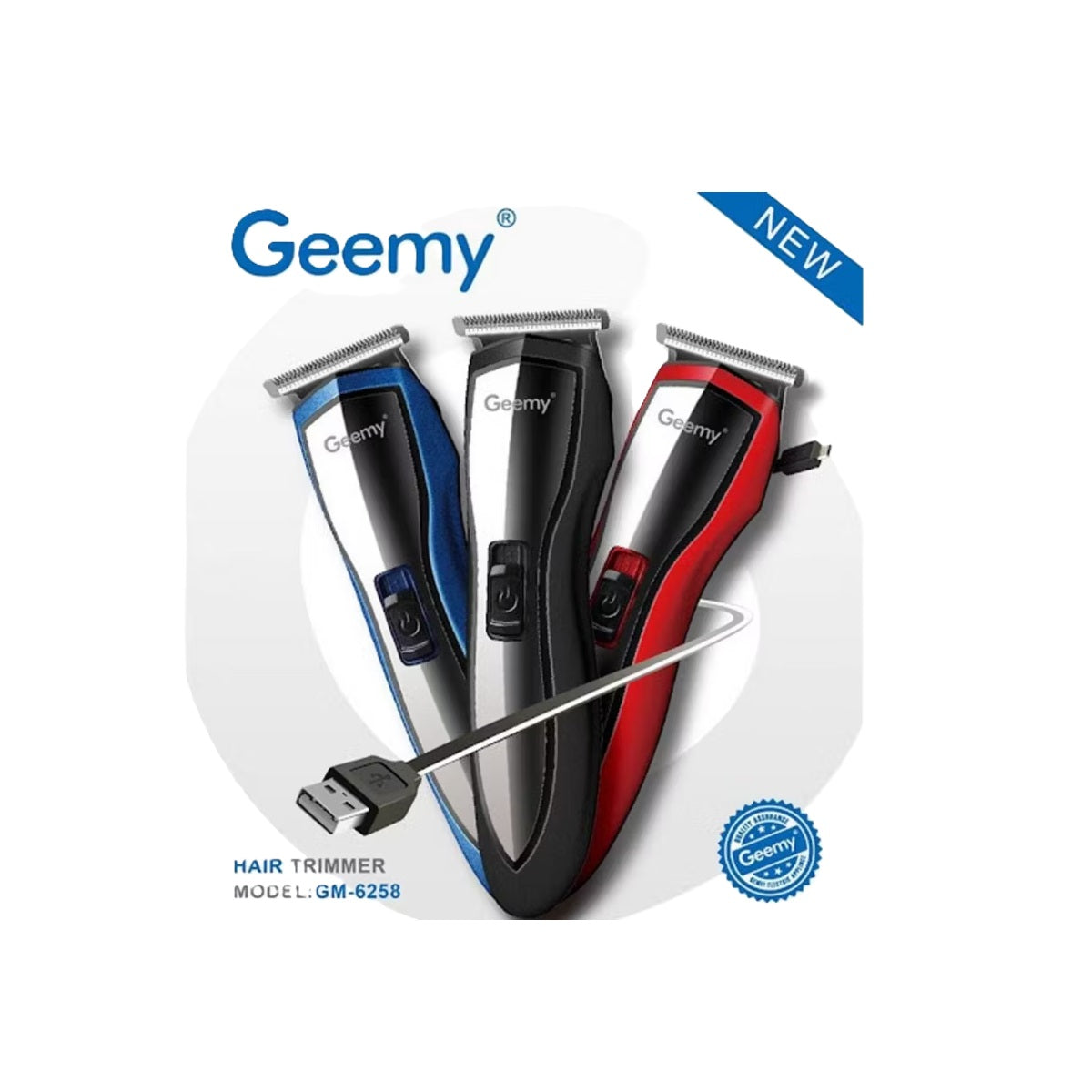 Maquina Patillera Gemei GM 6226 3 En 1