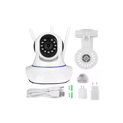 Cámara De Seguridad Robotica Con Wifi 3 Antenas Q5X