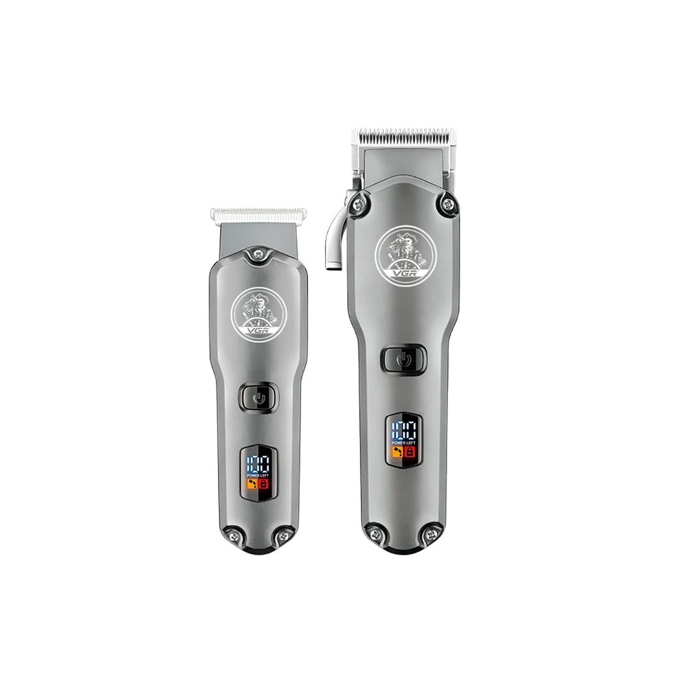 Kit Maquinas Para Cortar Cabello Profesional Set VGR V675