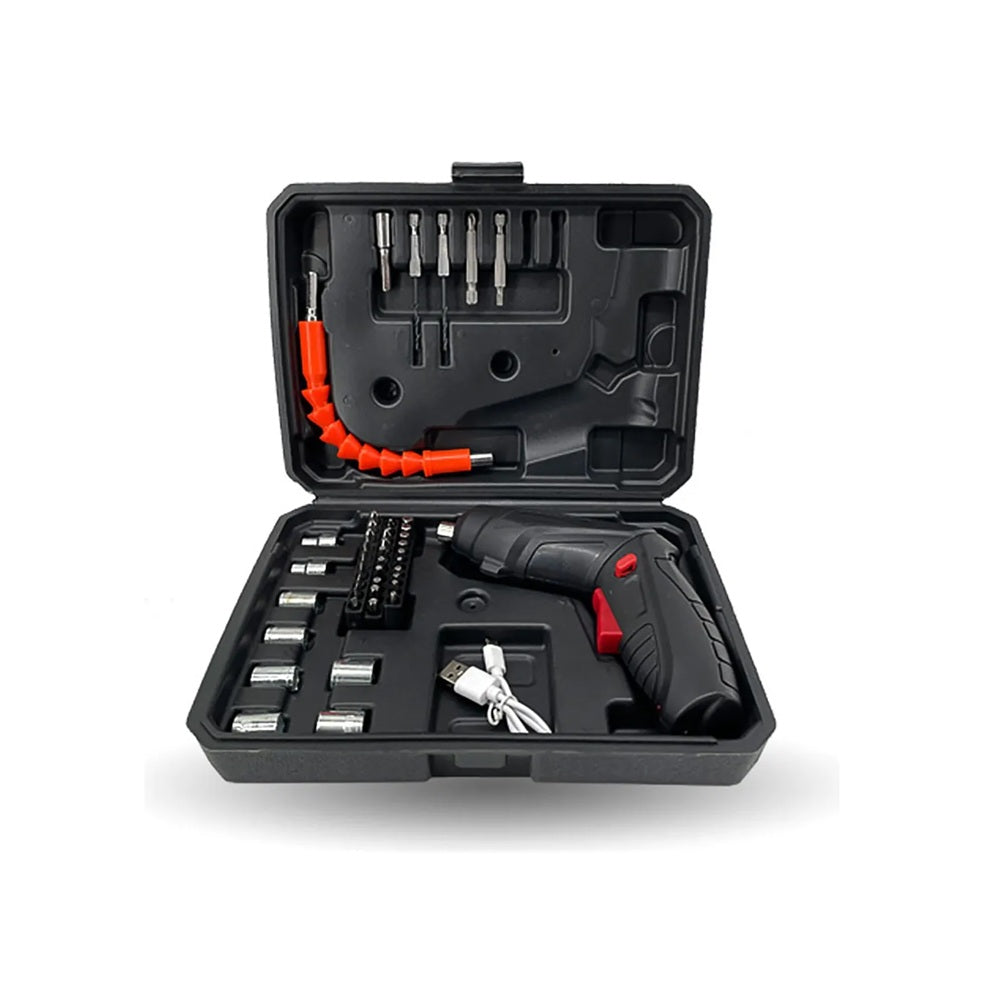 Kit Taladro Inalambrico Extensor Copas Puntas Destornillador