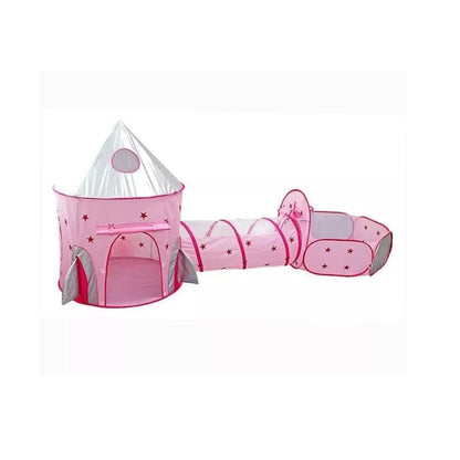 Carpa Infantil Castillo Con Túnel Piscina De Pelotas