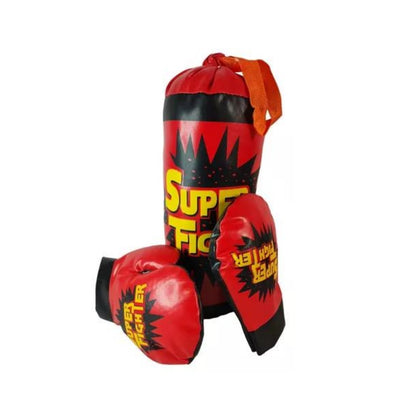 Saco De Boxeo Infantil Para Niños Con Guantes