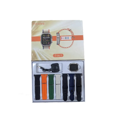 Combo Smartwatch Reloj Inteligente Con Audifonos Inalambricos T5S