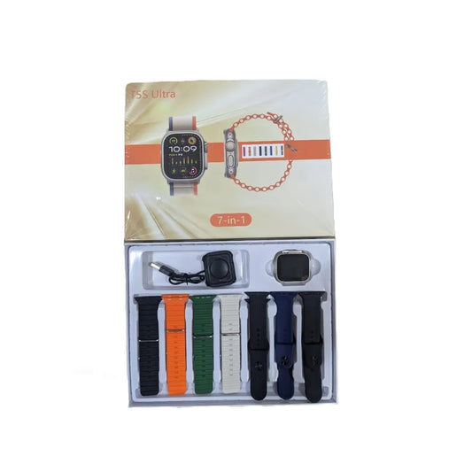 Combo Smartwatch Reloj Inteligente Con Audifonos Inalambricos T5S