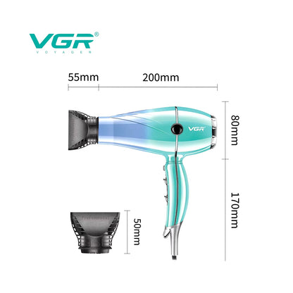 Secador Para Cabello VGR V-452 Alta Potencia