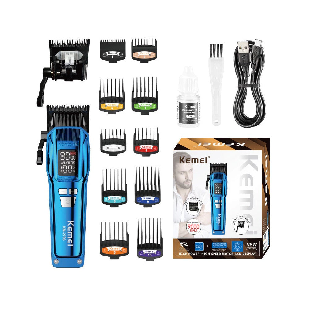 Maquina Recortadora De Cabello Original E Inalambrica Kemei KM-2796