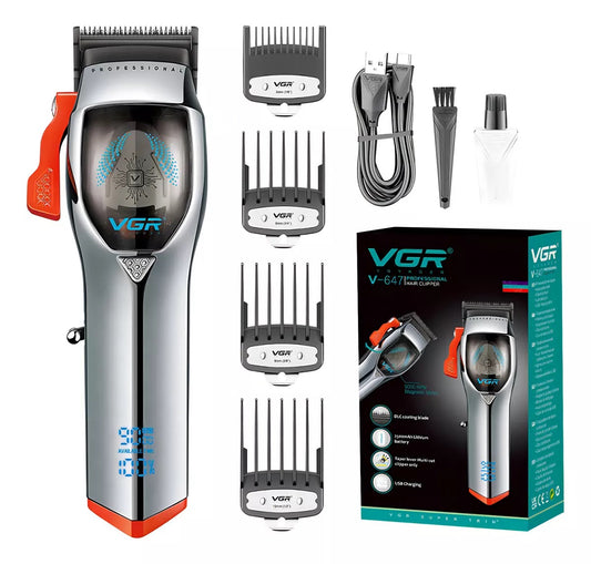 Maquina De Peluqueria VGR Original E Inalambrica V-647