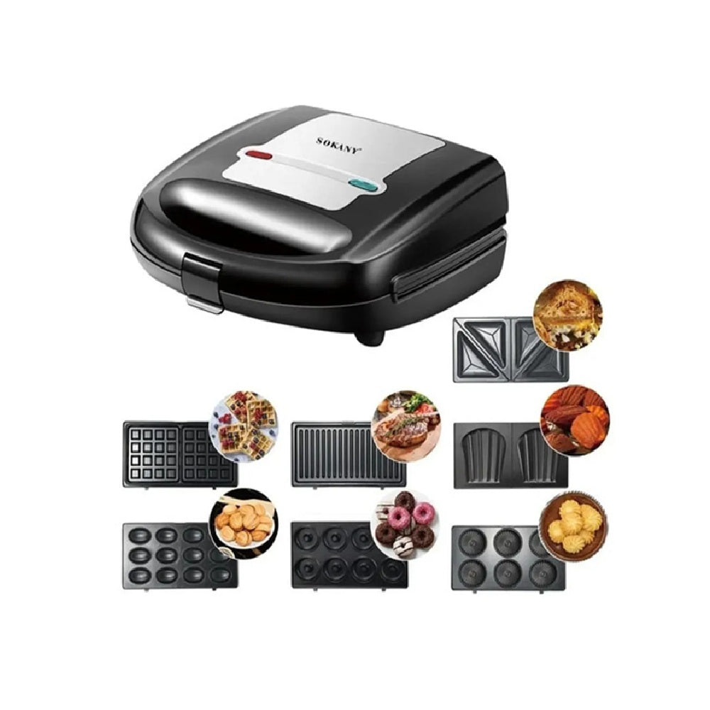 Sanduchera 7 En 1 Sokany SK-907