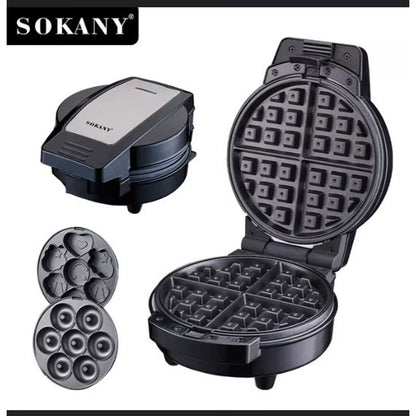 Waflera 3 En 1 Donas Y Cupcakes Sokany 08006