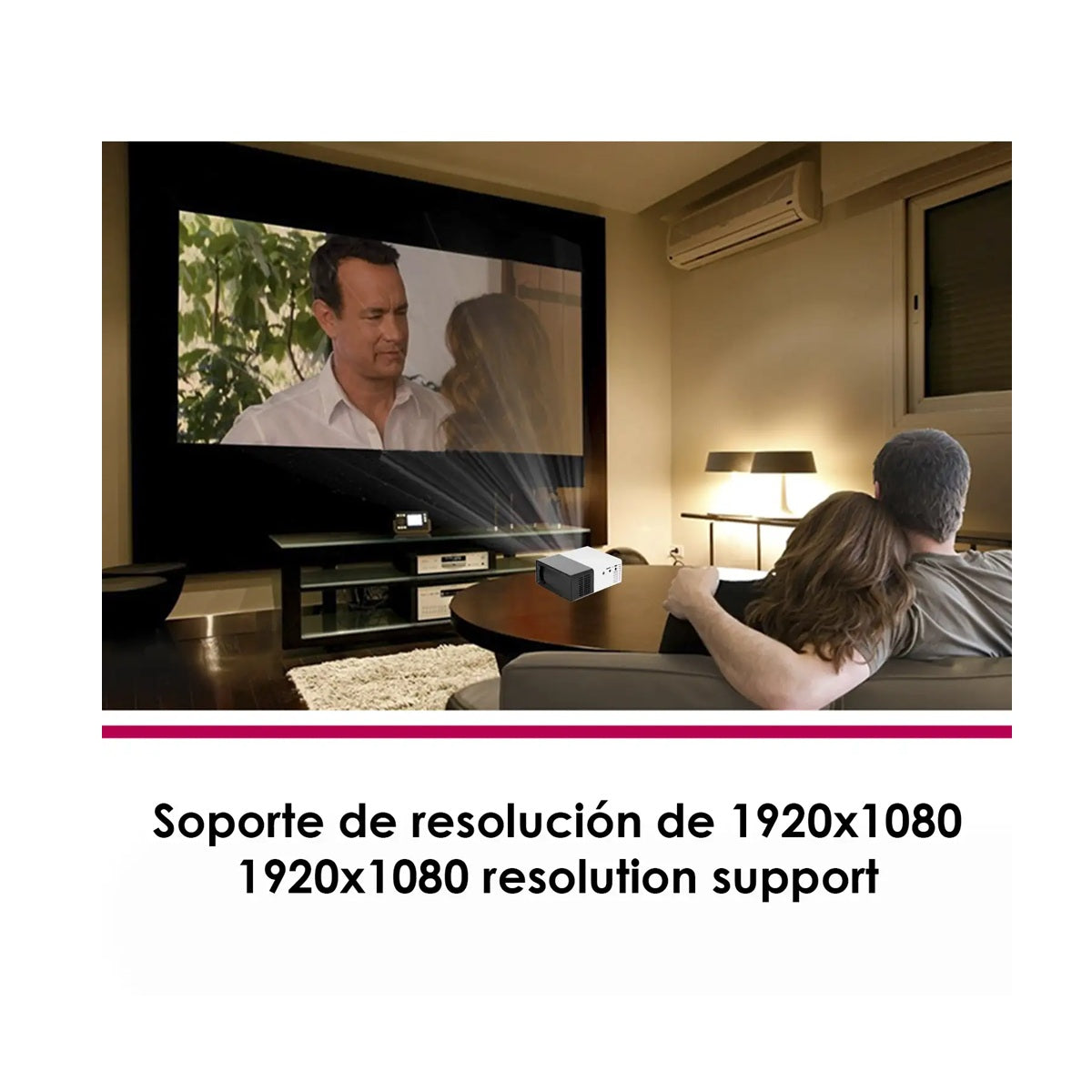 Mini Proyector LED Portatil Video Beams YG300