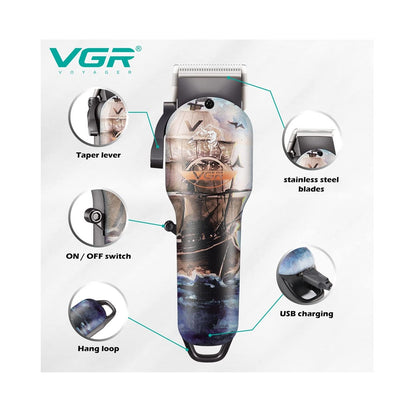 Maquina Peluquera Original VGR V690 Cortadora Inalambrica