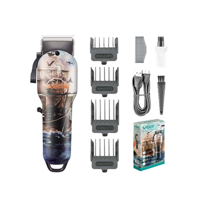 Kit Maquinas Para Cortar Cabello VGR + Afeitadora Shaver