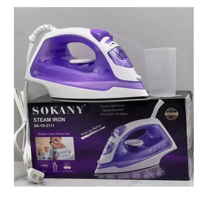 Plancha Para Ropa A Vapor Sokany 2000 W