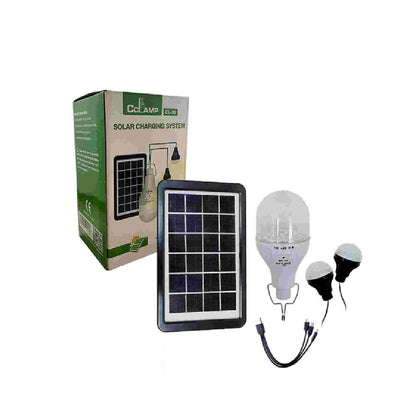 Bombillo Recargable Con Panel Solar CL-09