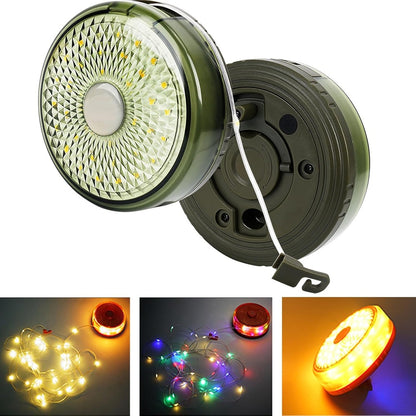 Luces Para Acampar, Luces De Cadena 3 En 1 Para Exteriores